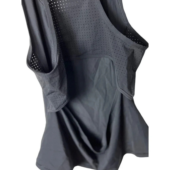 Sweaty Betty Black Open Back Racerback Tank Size 8-10 Medium Breathable Women’s - Picture 5 of 7